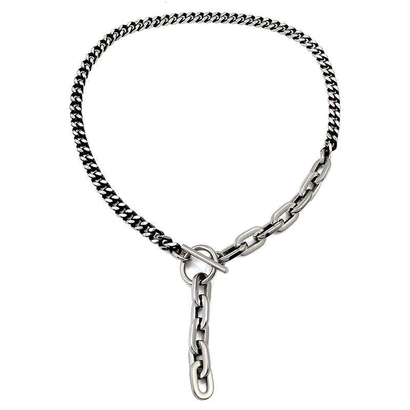 Stainless Steel Hip Hop Cuban Link Chain for Women Men T bar Toggle Clasp Long Chain Pendant Charm Choker Necklace Party Jewelry
Stainless Steel Hip Hop Cuban Link Chain for Women Men T bar Toggle Clasp Long Chain Pendant Charm Choker Necklace Party Jewelry
