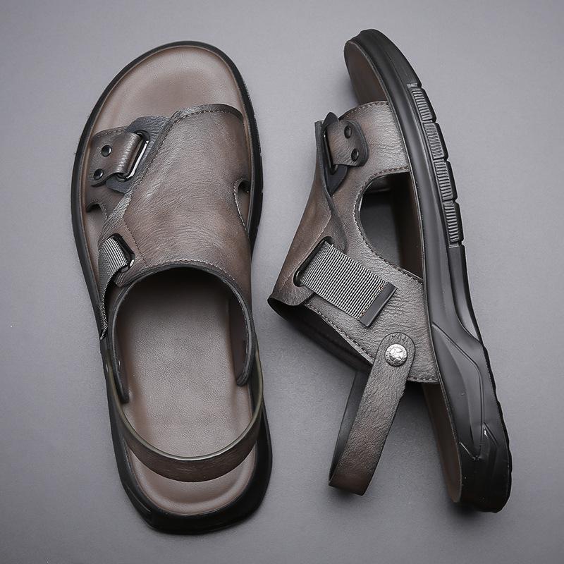 Сандалии мужские 2025 года, новая летняя одежда, сандалии на мягкой подошве, мужские тапочки двойного назначения, мужские пляжные кожаные сандалии 43 серый
Сандалии мужские 2025 года, новая летняя одежда, сандалии на мягкой подошве, мужские тапочки двойного назначения, мужские пляжные кожаные сандалии 43 серый