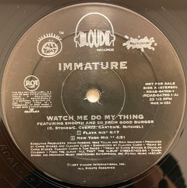 12inch Record IMMATURE - Watch Me Do My Thing RDAB647991 Loud Records, N 1997 US Rap & Hip-Hop/R&B Used
12inch Record IMMATURE - Watch Me Do My Thing RDAB647991 Loud Records, N 1997 US Rap & Hip-Hop/R&B Used