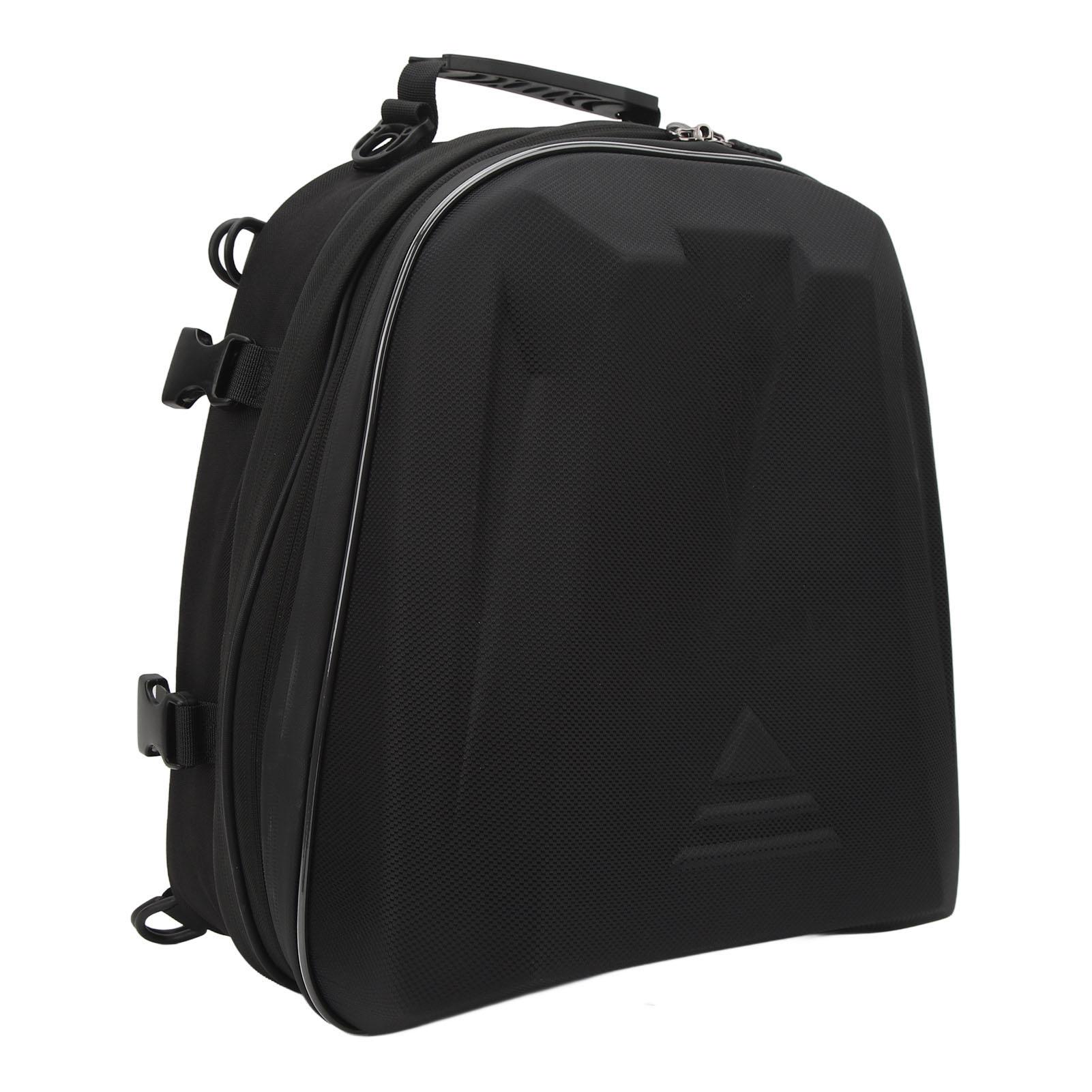 Мотоциклетная сумка на хвост EVA резина полиэстер универсальная мотоциклетная багажная сумка рюкзак для хранения шлема с водонепроницаемым чехлом для поездок на работу и путешествий черный