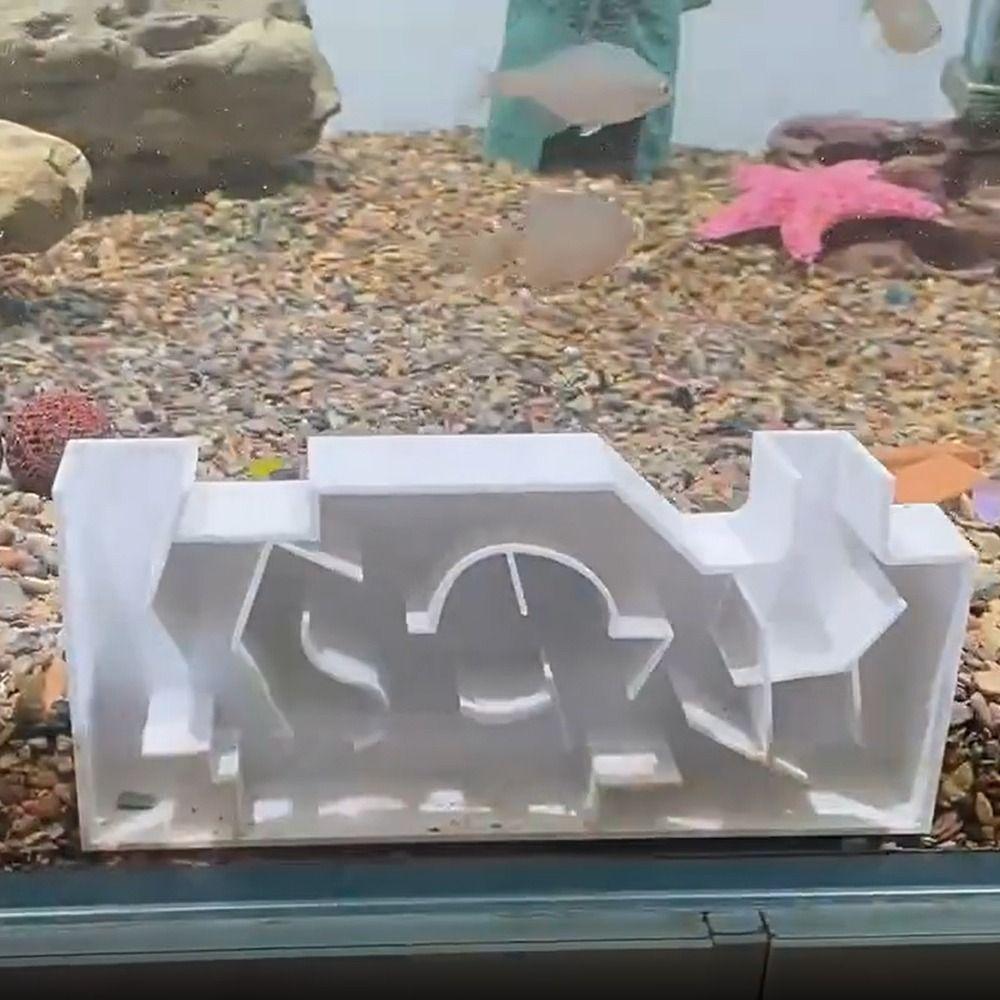 Plastic Fish Tank Maze Safe Aquarium Habitat Creative Breeding Hide Caves Nano Tank білий
Plastic Fish Tank Maze Safe Aquarium Habitat Creative Breeding Hide Caves Nano Tank білий