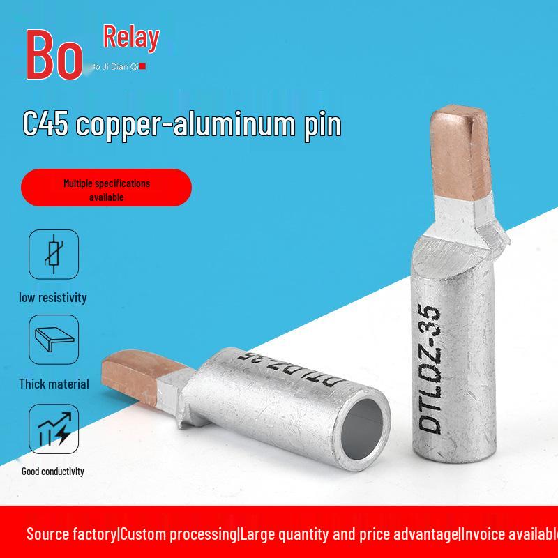 C45 Мідно-алюмінієвий штир DTLD-16 Квадратний дротовий термінальний адаптер 35 pcs DTLDZ
C45 Мідно-алюмінієвий штир DTLD-16 Квадратний дротовий термінальний адаптер 35 pcs DTLDZ