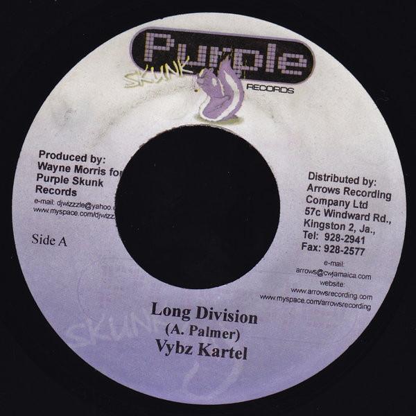 7inch Record VYBZ KARTEL - Long Division NONE Purple Skunk Re 2006 Jamaica Reggae, Ska & Dub Used
7inch Record VYBZ KARTEL - Long Division NONE Purple Skunk Re 2006 Jamaica Reggae, Ska & Dub Used