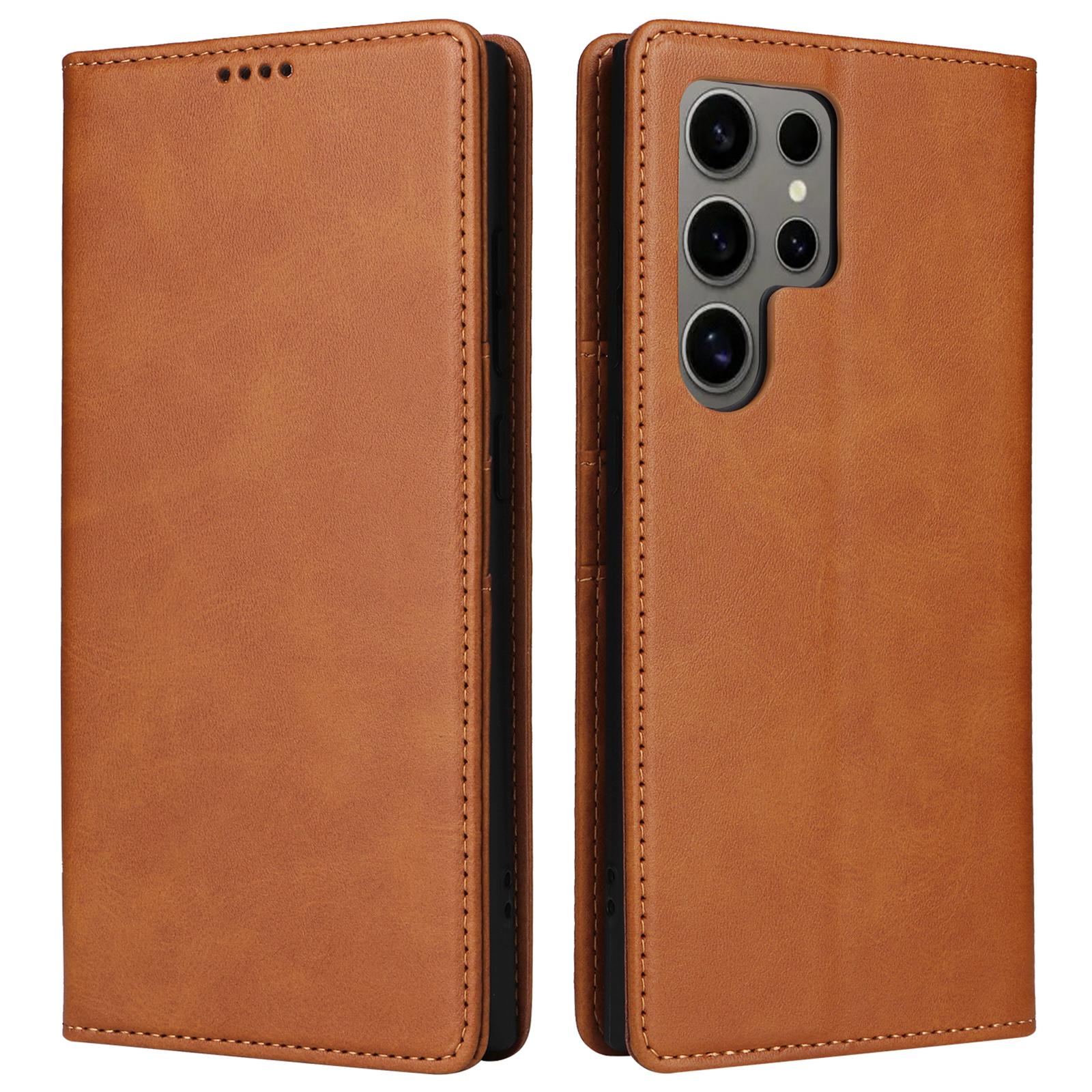 Для Samsung Galaxy S24 Ultra чехол-кошелек с блокировкой RFID, кожаный чехол для телефона Brown
Для Samsung Galaxy S24 Ultra чехол-кошелек с блокировкой RFID, кожаный чехол для телефона Brown