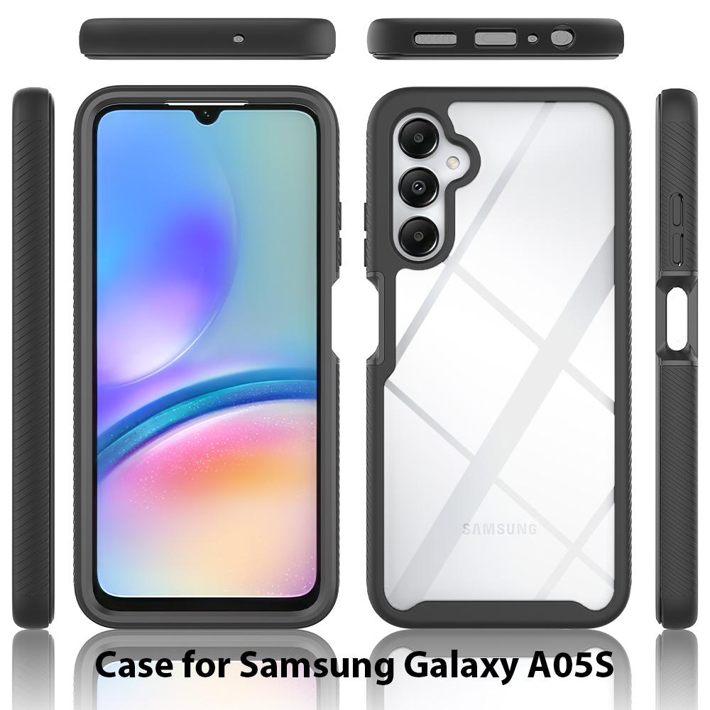 For Samsung Galaxy A05s 4G Case PC+TPU Anti-Scratch Phone Cover with PET Screen Film Pink
For Samsung Galaxy A05s 4G Case PC+TPU Anti-Scratch Phone Cover with PET Screen Film Pink