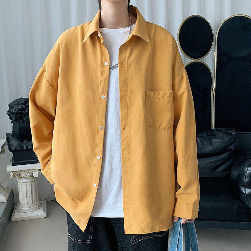 2026 Men s Korean Style Long Sleeve Shirt: Trendy Autumn Loose-Fit Thin Jacket Double Extra Large жёлтый
2026 Men s Korean Style Long Sleeve Shirt: Trendy Autumn Loose-Fit Thin Jacket Double Extra Large жёлтый