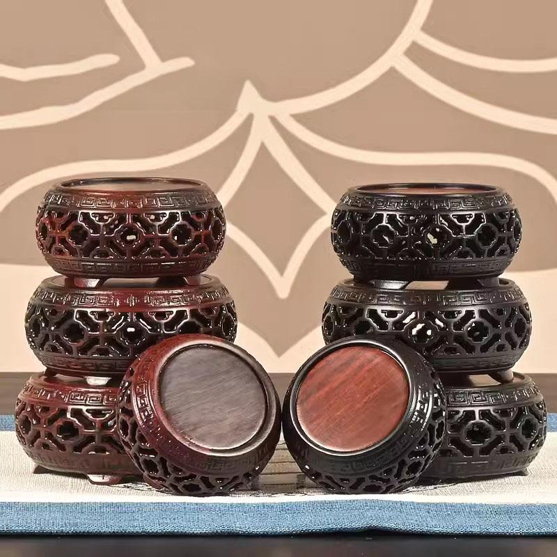 Red acid branch circular base purple clay pot lid with jade, miniature bonsai decoration base, incense burner bottom bracket
Red acid branch circular base purple clay pot lid with jade, miniature bonsai decoration base, incense burner bottom bracket