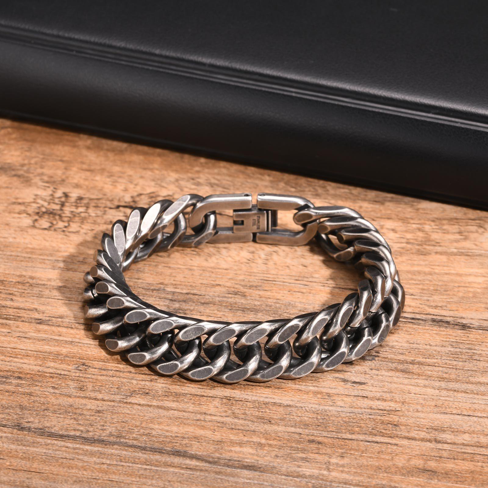 Man Chunky Cuban Chain Bracelet,Stainless Steel Gold Silver Black Retro Color Miami Curb Link Wristband Gift,8/10/12/15MM Width 8MM Width&21.5cm
Man Chunky Cuban Chain Bracelet,Stainless Steel Gold Silver Black Retro Color Miami Curb Link Wristband Gift,8/10/12/15MM Width 8MM Width&21.5cm
