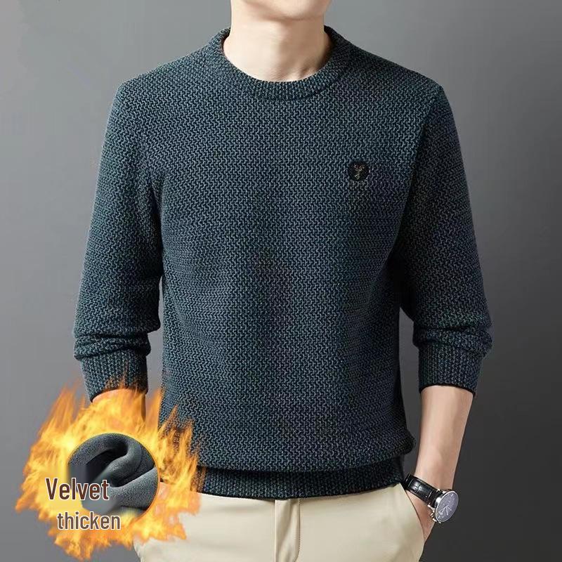 Men s Wool Sweater 2023: Winter Velvet Thickened, Loose Fit, Solid Color, Warm Knitwear, Round Neck, Versatile. XL
Men s Wool Sweater 2023: Winter Velvet Thickened, Loose Fit, Solid Color, Warm Knitwear, Round Neck, Versatile. XL