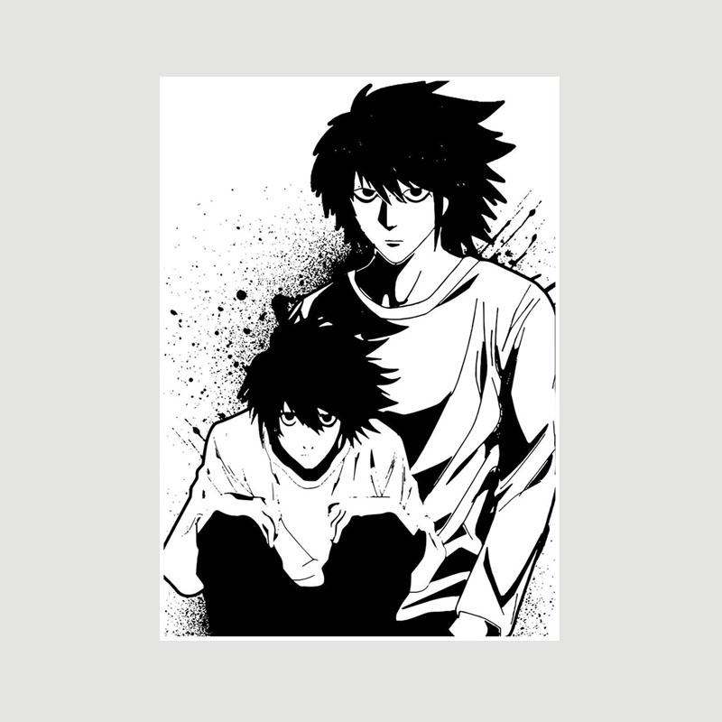 Класичний японський плакат Death Note Мультяшна фігурка L Ретро білі паперові плакати та принти Живопис Домашній декор Бар Вітальня Фреска 42x30cm
Класичний японський плакат Death Note Мультяшна фігурка L Ретро білі паперові плакати та принти Живопис Домашній декор Бар Вітальня Фреска 42x30cm