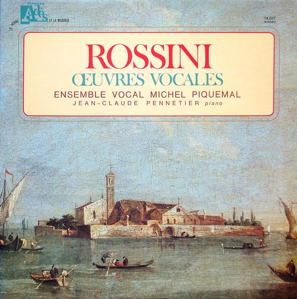 LP Record ROSSINI ENSEMBLE VOCAL MICHEL PIQU Oeuvres Vocales 14027 DISQUES ADES 1981 France Classical Used
LP Record ROSSINI ENSEMBLE VOCAL MICHEL PIQU Oeuvres Vocales 14027 DISQUES ADES 1981 France Classical Used