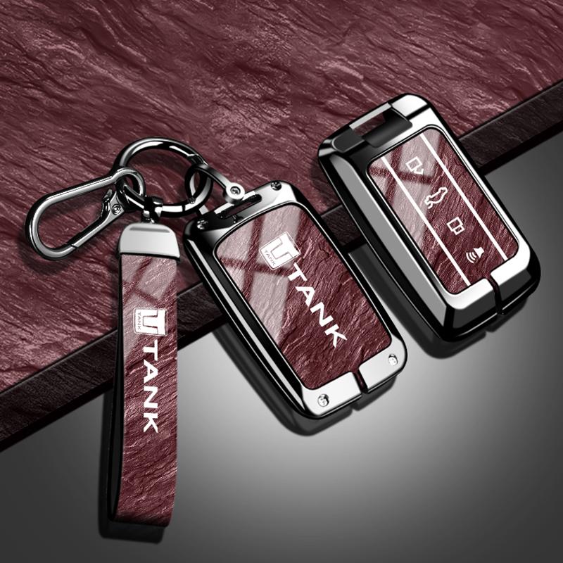 Zinc Alloy Car Key Case for Great Wall GWM WEY TANK 300 500 Tank300 Tank500 Remote Cover Bag Shell Keychain Holder Accessories
Zinc Alloy Car Key Case for Great Wall GWM WEY TANK 300 500 Tank300 Tank500 Remote Cover Bag Shell Keychain Holder Accessories