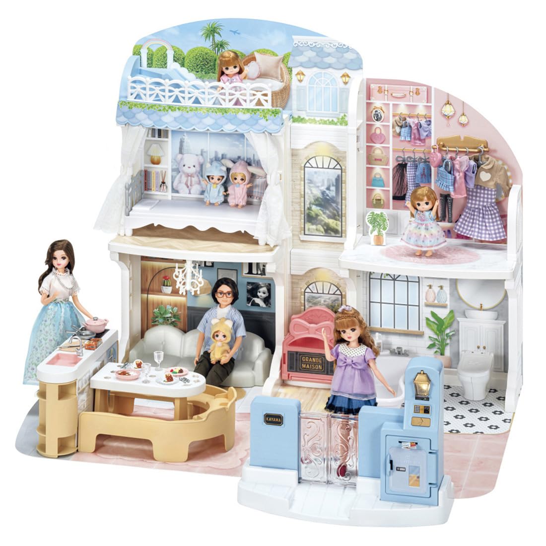 Takara Tomy Говорящий Большой Дом Игрушка для Ролевых Игр для Детей от 3 лет Награды Игрушек 2025 Категория Игрушек для Инклюзивной Игры Гранд Ликка-тян Авто-Замок 2-этажный
Takara Tomy Говорящий Большой Дом Игрушка для Ролевых Игр для Детей от 3 лет Награды Игрушек 2025 Категория Игрушек для Инклюзивной Игры Гранд Ликка-тян Авто-Замок 2-этажный