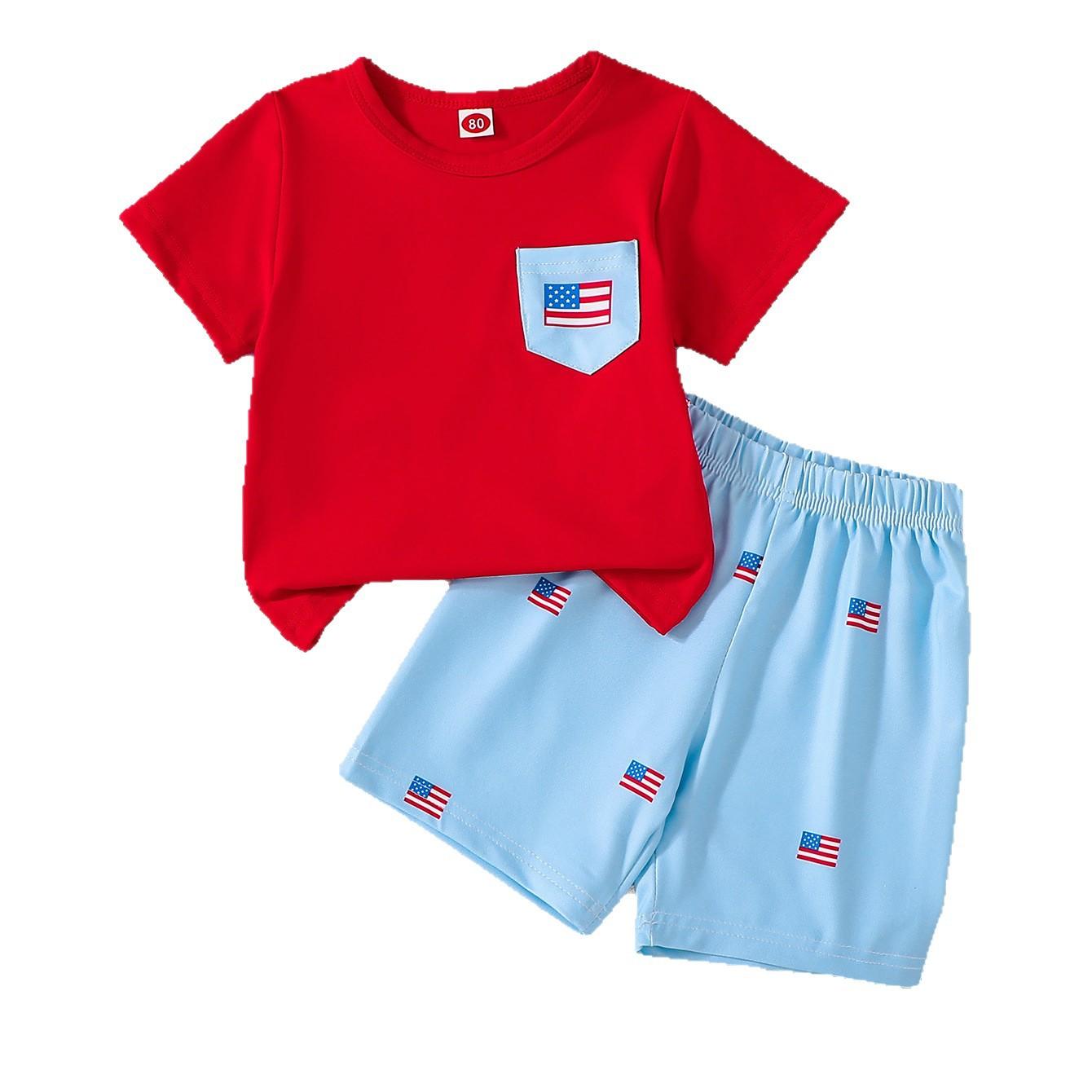 Children s Boys Independence Day T-shirt and Shorts Set - Casual Summer Cute Short-Sleeved Two-Piece Set 80 baby голубой
Children s Boys Independence Day T-shirt and Shorts Set - Casual Summer Cute Short-Sleeved Two-Piece Set 80 baby голубой