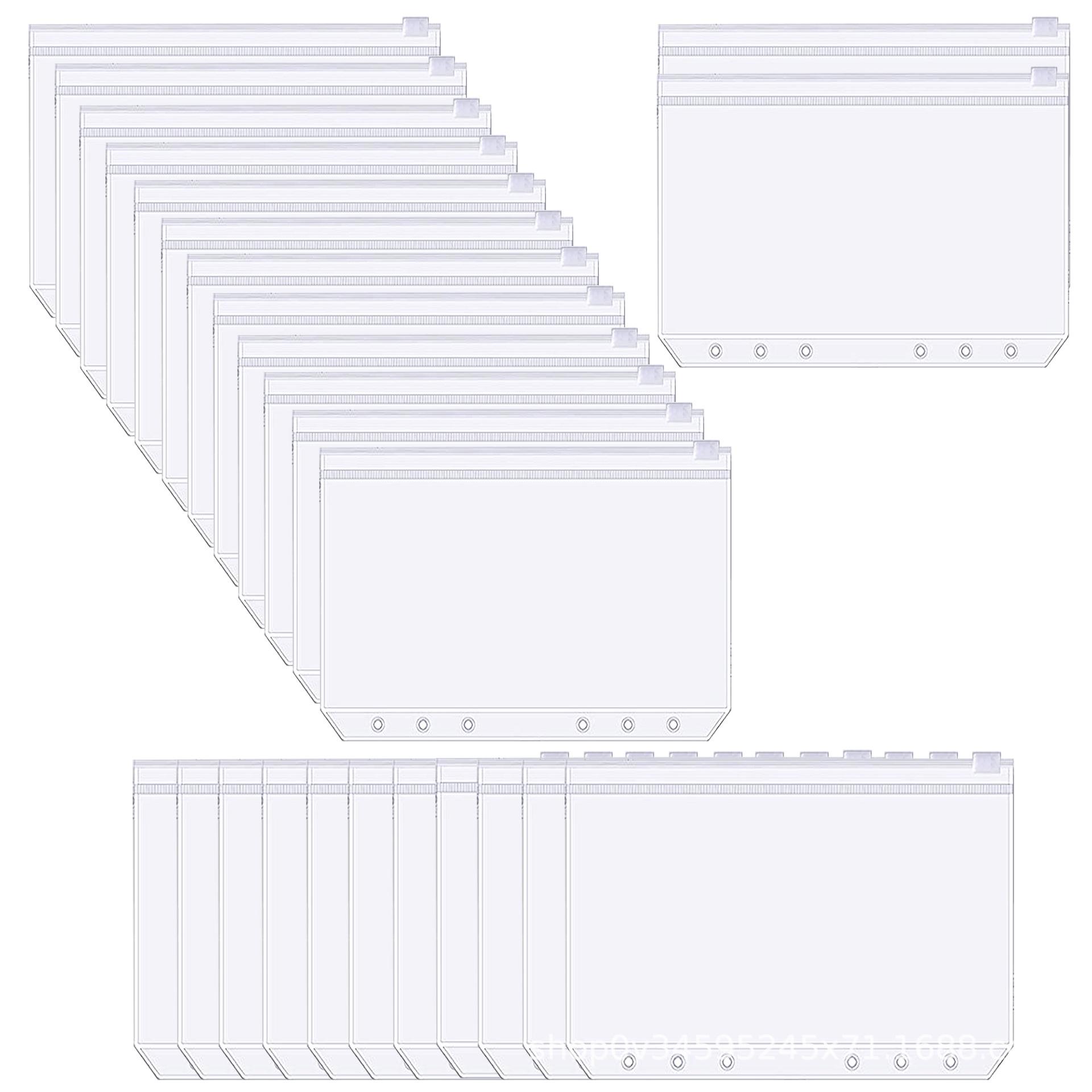 Коллекция прозрачных пакетов из ПВХ: Бюджет наличных денег, справочник формата А6, держатель документов формата А5, сумка для вкладышей формата В5, визитница.
Коллекция прозрачных пакетов из ПВХ: Бюджет наличных денег, справочник формата А6, держатель документов формата А5, сумка для вкладышей формата В5, визитница.