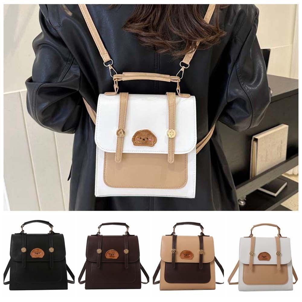 Плюшевый рюкзак в британском стиле для собак, сумка на плечо из искусственной кожи с мультяшными животными, уличная сумка
Плюшевый рюкзак в британском стиле для собак, сумка на плечо из искусственной кожи с мультяшными животными, уличная сумка