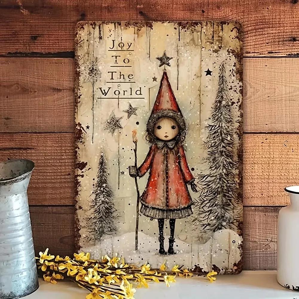 1PC Joy To The World Vintage Sign | Country-Style Decor for Home Kitchen or Garden | Festive Holiday Cheer Accent Piece 20x30cm
1PC Joy To The World Vintage Sign | Country-Style Decor for Home Kitchen or Garden | Festive Holiday Cheer Accent Piece 20x30cm