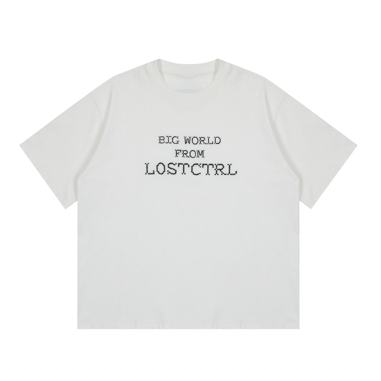 Unisex Plus Size Loose Fit Pure Cotton Letter T-Shirt for Summer L (101-115 jin) білий
Unisex Plus Size Loose Fit Pure Cotton Letter T-Shirt for Summer L (101-115 jin) білий