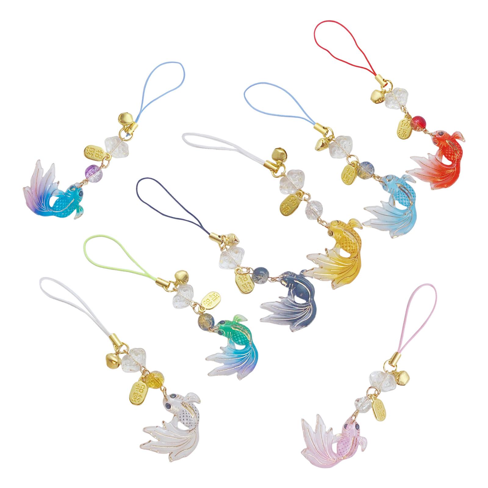 Pack of 8 Koi Fish Mobile Chains Vibrant Colors for Personalization Perfect for Fashion Forward Young Adults and Culture Enthusiasts
Pack of 8 Koi Fish Mobile Chains Vibrant Colors for Personalization Perfect for Fashion Forward Young Adults and Culture Enthusiasts