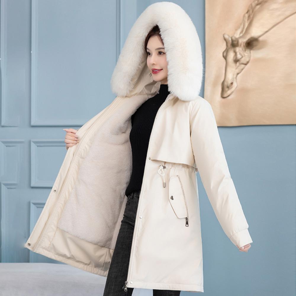 Женская парка средней длины с хлопковой подкладкой – Зимняя стеганая куртка на бархатной подкладке, Пальто с хлопковой подкладкой и Куртка с меховым воротником S бежевый
Женская парка средней длины с хлопковой подкладкой – Зимняя стеганая куртка на бархатной подкладке, Пальто с хлопковой подкладкой и Куртка с меховым воротником S бежевый