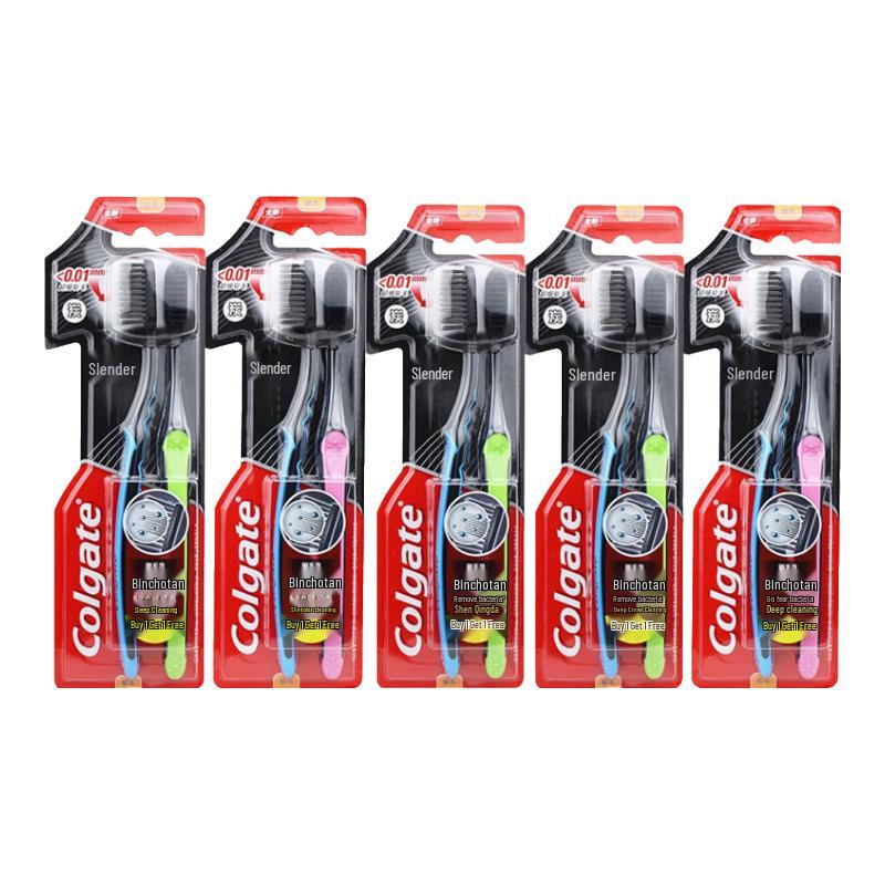 Colgate Slim Soft Bamboo Charcoal Toothbrush - 10-Pack
Colgate Slim Soft Bamboo Charcoal Toothbrush - 10-Pack