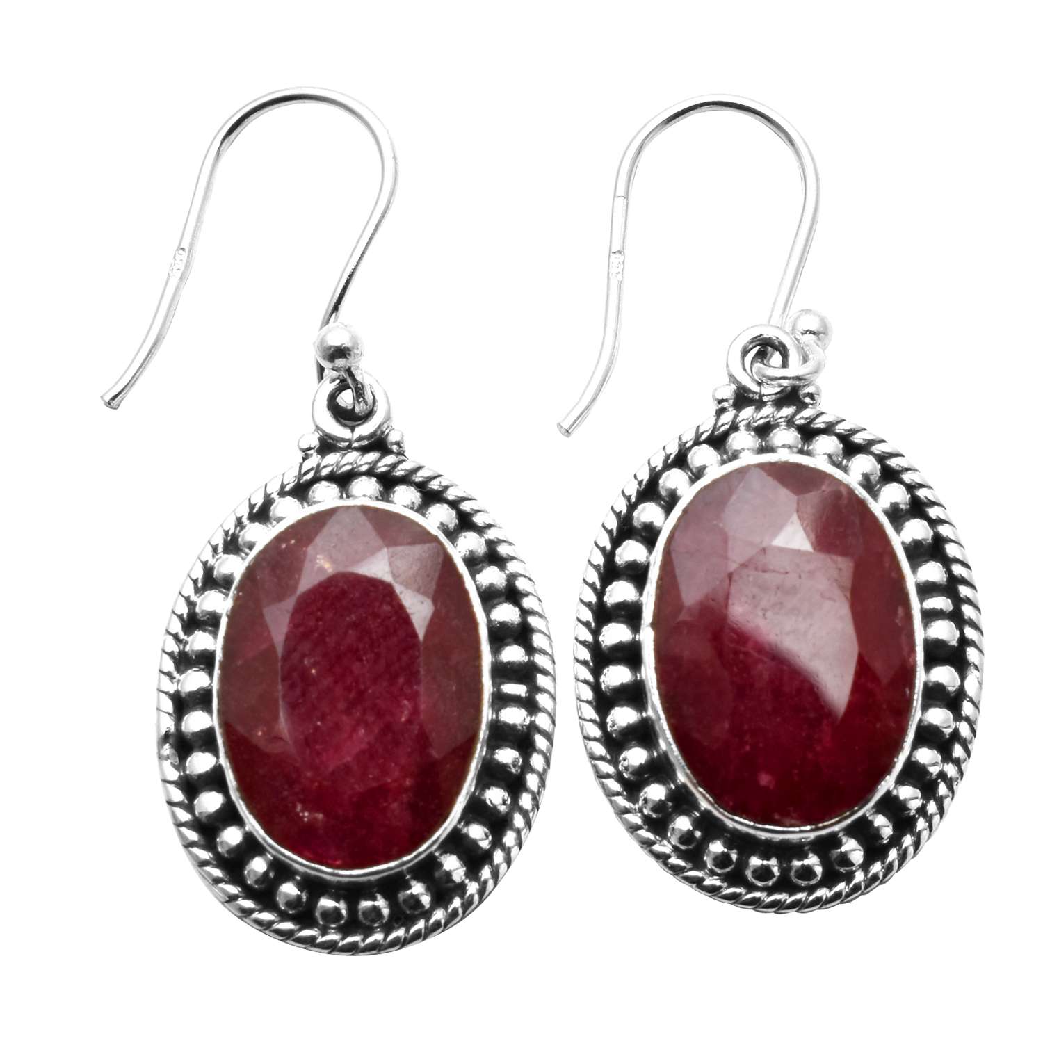 Ruby Gemstone Earrings Solid 925 Sterling Silver Handmade Earrings Jewelry Gift For Women And Girls E-3488
Ruby Gemstone Earrings Solid 925 Sterling Silver Handmade Earrings Jewelry Gift For Women And Girls E-3488