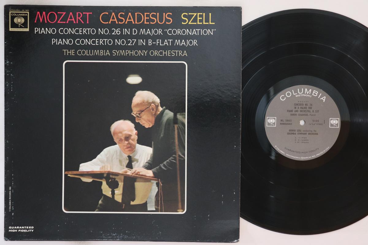 LP Record ROBERT CASADESUS, GEORGE SZELL, COL - Mozart Piano Concerto No. 26 In D M ML5803 COLUMBIA MASTER US Classical Used
LP Record ROBERT CASADESUS, GEORGE SZELL, COL - Mozart Piano Concerto No. 26 In D M ML5803 COLUMBIA MASTER US Classical Used