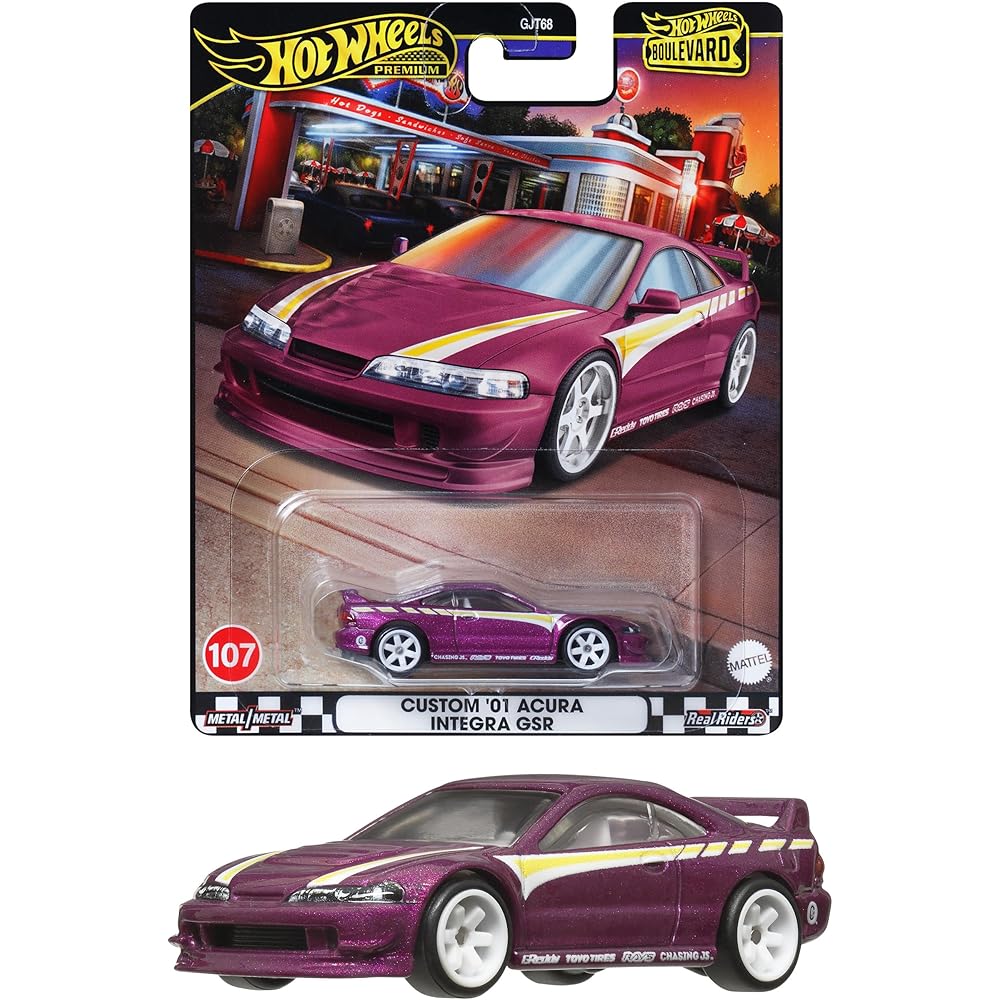 Hot Wheels Boulevard Custom 01 Acura Integra GSR Toy Vehicle Miniature Car Purple for Ages 3 and Up
Hot Wheels Boulevard Custom 01 Acura Integra GSR Toy Vehicle Miniature Car Purple for Ages 3 and Up