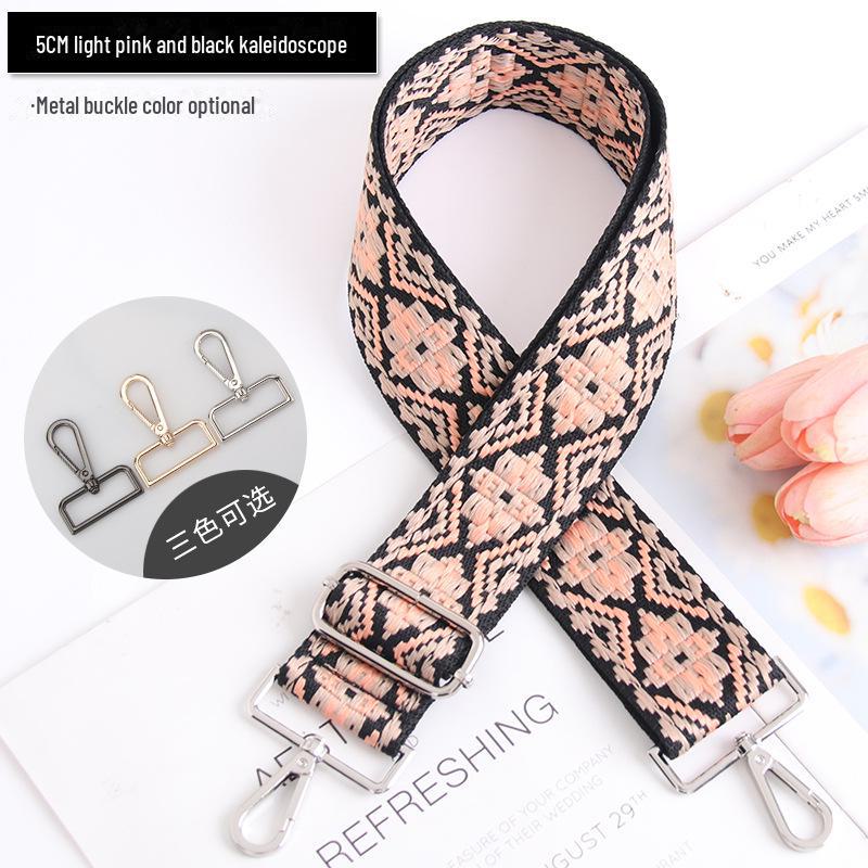 5 см регулируемый многоцветный женский ремень для сумки - узор калейдоскопа, широкий, через плечо Light Gold Buckle
5 см регулируемый многоцветный женский ремень для сумки - узор калейдоскопа, широкий, через плечо Light Gold Buckle