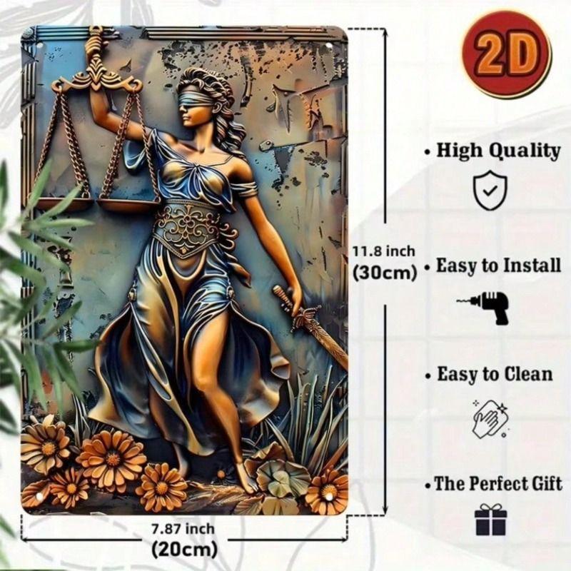 Metal Wall Art Retro Home Decor Living Room Painting 20x30cm
Metal Wall Art Retro Home Decor Living Room Painting 20x30cm