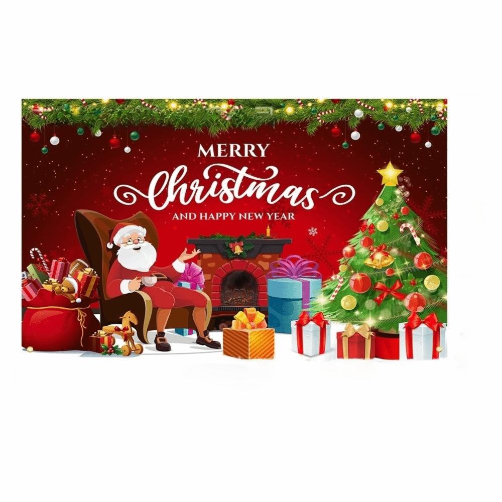 Red Happy Christmas Photography Backdrop Christmas Decorations Home Party Decor Style B
Red Happy Christmas Photography Backdrop Christmas Decorations Home Party Decor Style B