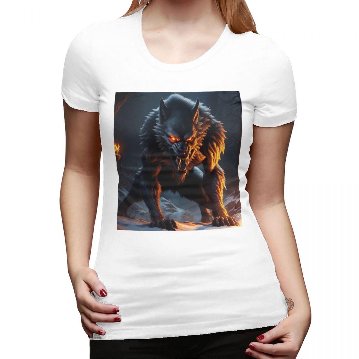 The Werewolf TShirt for Women Round Neck Streetwear T Shirts Womens Short Sleeve Summer Clothes Tops S
The Werewolf TShirt for Women Round Neck Streetwear T Shirts Womens Short Sleeve Summer Clothes Tops S