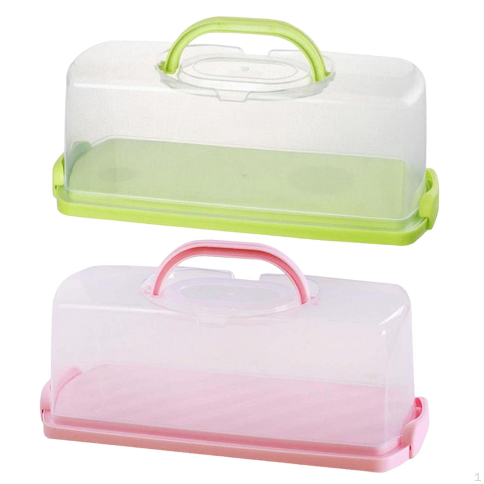 2 шт. Прямокутні хлібниці, Контейнери для зберігання кексів з ручкою, Харчові переносні контейнери для
2 шт. Прямокутні хлібниці, Контейнери для зберігання кексів з ручкою, Харчові переносні контейнери для