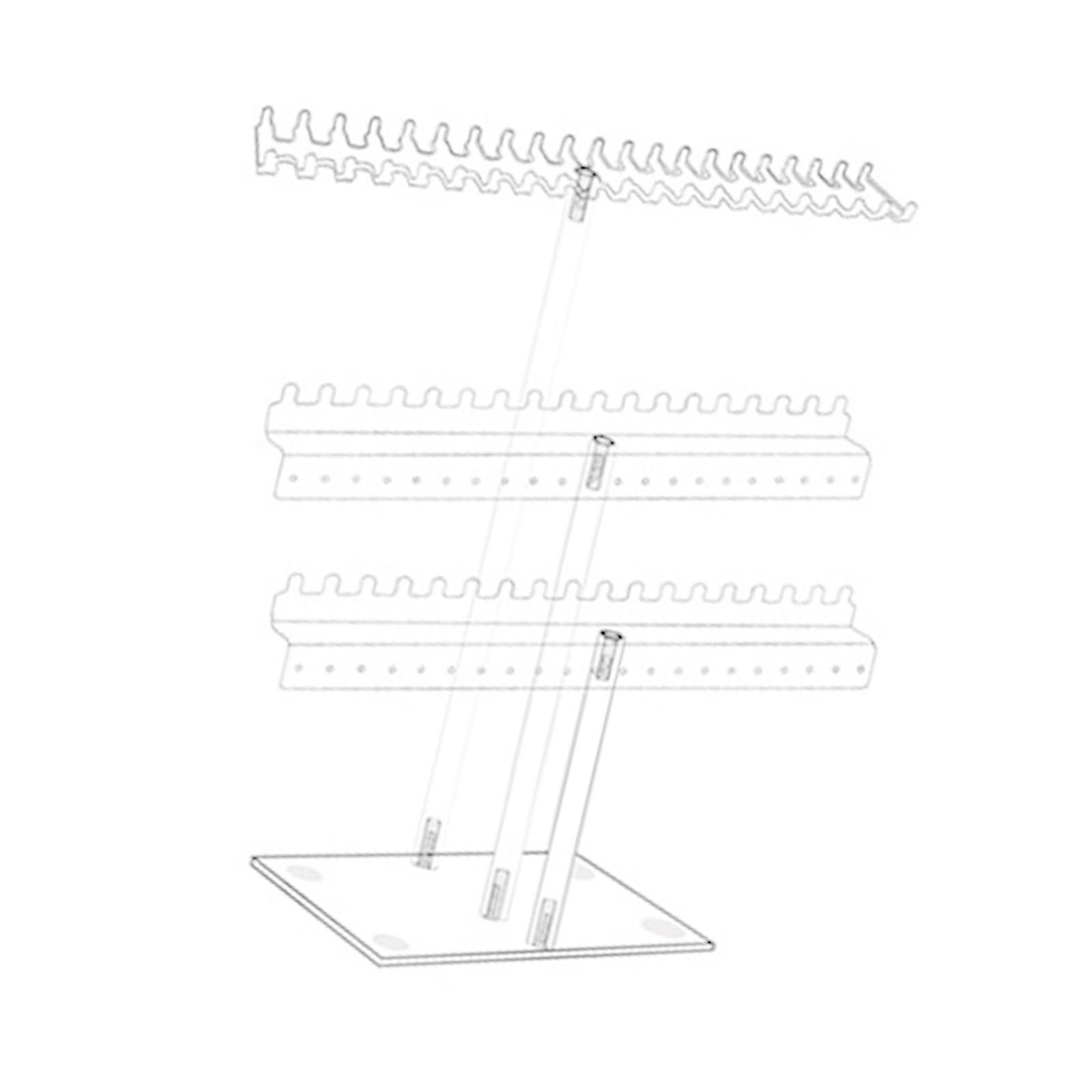 Space Saving Clear Display Shelf Acrylic Jewelry Stand for Displaying Necklaces and Bracelets Jewellery Storage Rack 1
Space Saving Clear Display Shelf Acrylic Jewelry Stand for Displaying Necklaces and Bracelets Jewellery Storage Rack 1