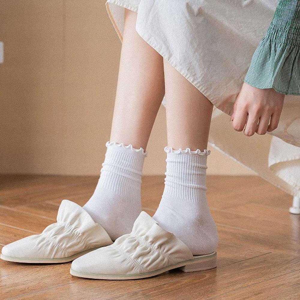 Sweet Cozy Solid Color Ruffles Personality Frilled Tube Sock Cotton Socks Casual Socks Women Socks зелёный
Sweet Cozy Solid Color Ruffles Personality Frilled Tube Sock Cotton Socks Casual Socks Women Socks зелёный