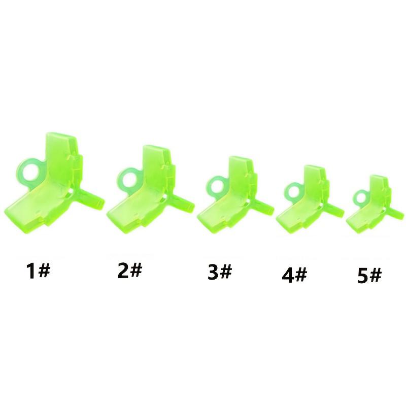 50pcs White Green Treble Hook Protector Covers Set with Slots Sleeves for Tangle-Free Safe Fishing Tackle Storage Organizer 1-5# 260319 5# світло-зелений колір
50pcs White Green Treble Hook Protector Covers Set with Slots Sleeves for Tangle-Free Safe Fishing Tackle Storage Organizer 1-5# 260319 5# світло-зелений колір