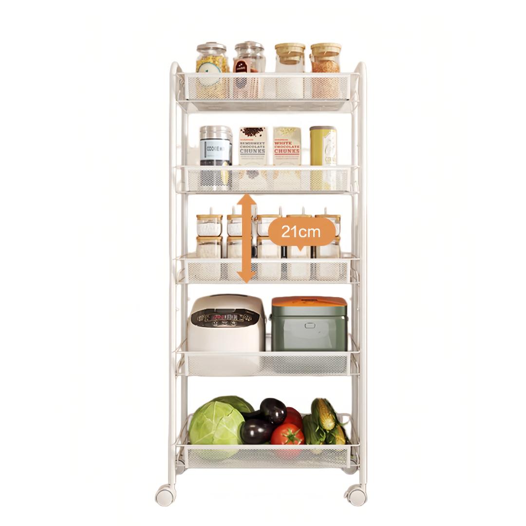 Jingdong Jingzao Kitchen Storage Rack, Floor-Standing Organizer Cabinet, Cupboard Storage, White, 5 Tiers
Jingdong Jingzao Kitchen Storage Rack, Floor-Standing Organizer Cabinet, Cupboard Storage, White, 5 Tiers