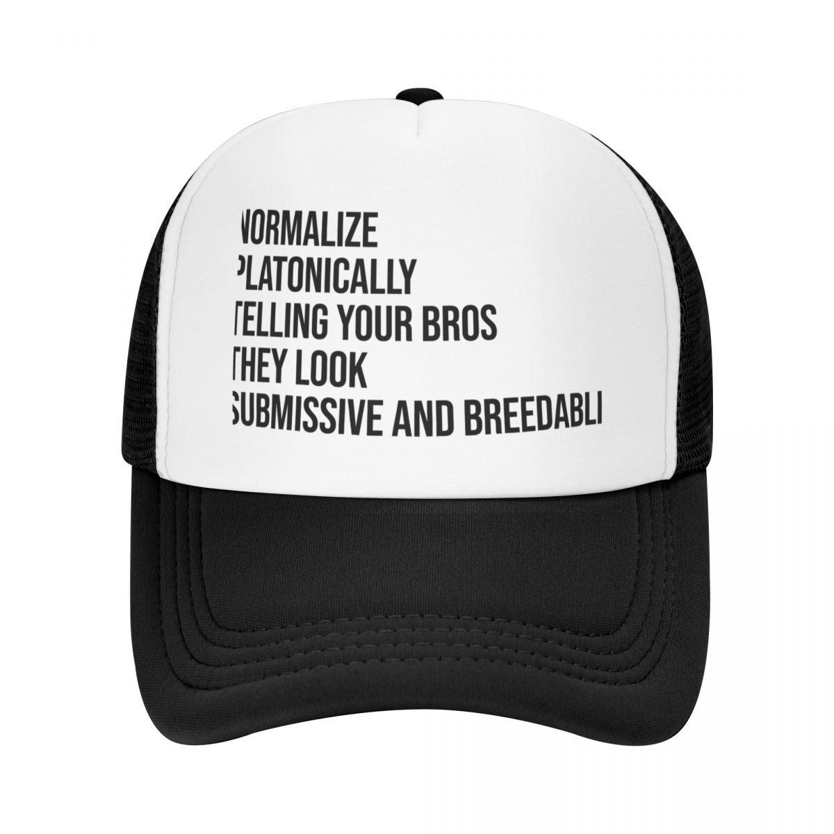 Normalize Platonically Telling Your Bros They Look Submissive And Breedable Baseball Cap Mountaineering Sunhat Hats Man Women S
Normalize Platonically Telling Your Bros They Look Submissive And Breedable Baseball Cap Mountaineering Sunhat Hats Man Women S