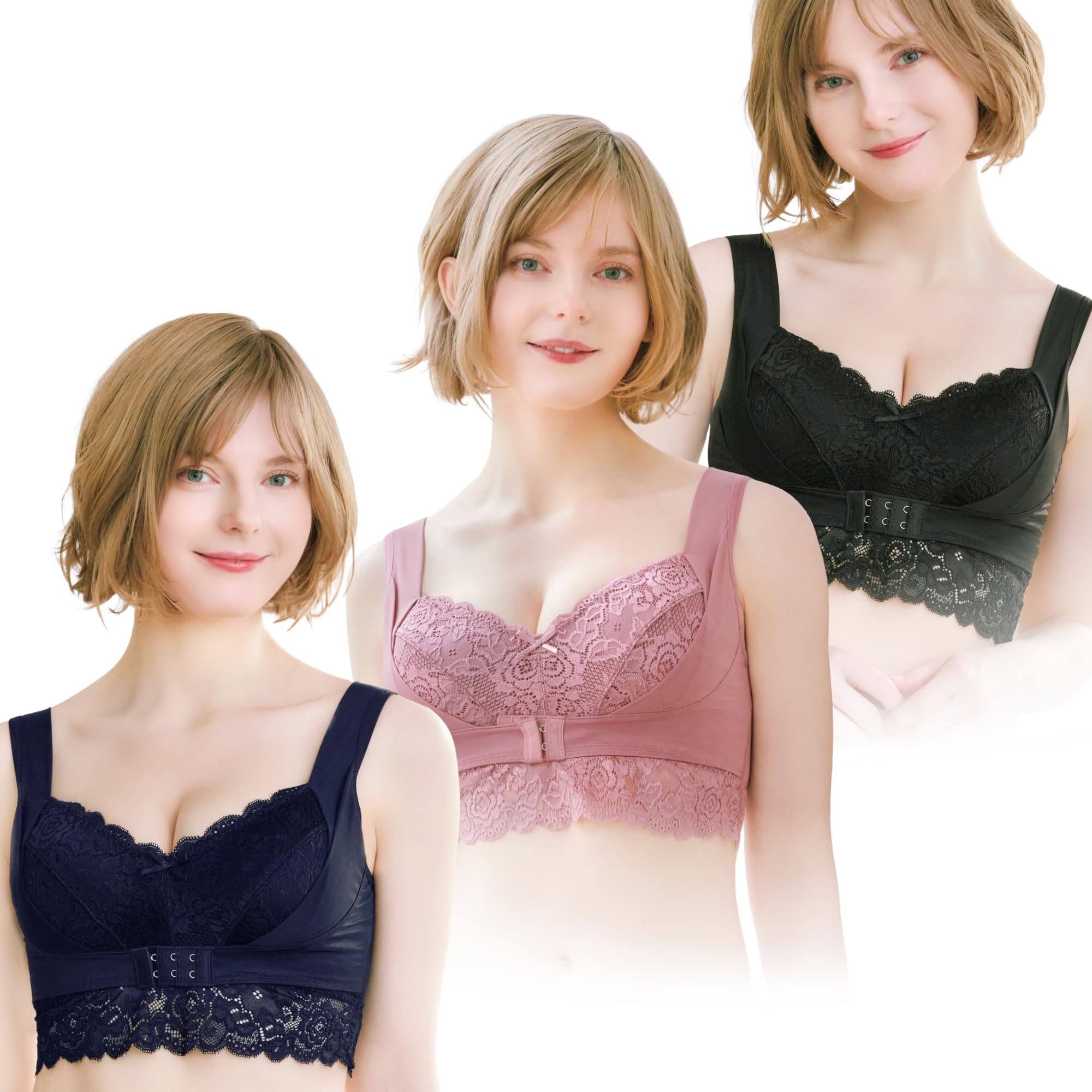 Ангеллир Пушистый Комнатный и Антично-Розовый Бюстгальтер, Черный, Темно-синий, (M-L), 3-Pack
Ангеллир Пушистый Комнатный и Антично-Розовый Бюстгальтер, Черный, Темно-синий, (M-L), 3-Pack