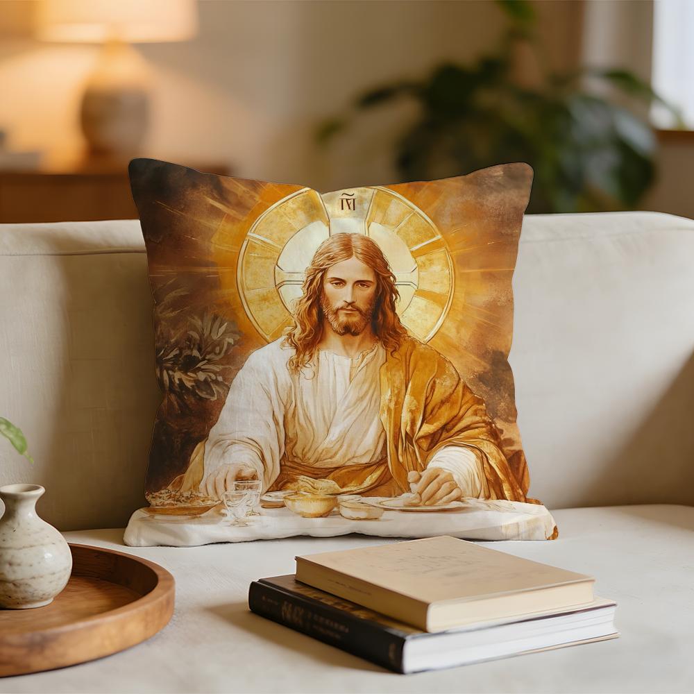 Jesus Christ Portrait Christian Art Cushion Cover Short plush pillowcase for bed sofa carwashable 30x30cm
Jesus Christ Portrait Christian Art Cushion Cover Short plush pillowcase for bed sofa carwashable 30x30cm