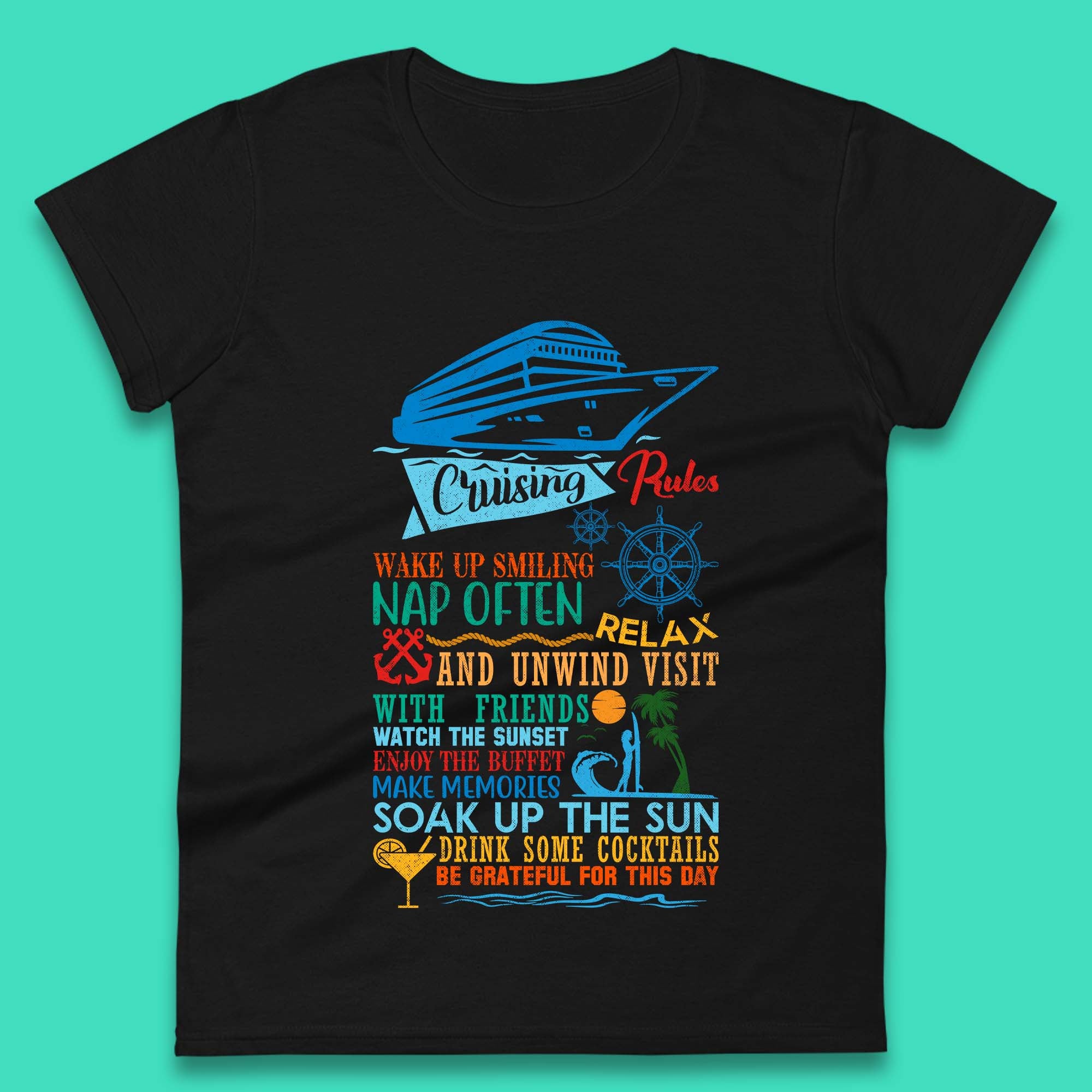 Cruising Rules Womens T-Shirt Mens Tops Tees Unisex M
Cruising Rules Womens T-Shirt Mens Tops Tees Unisex M