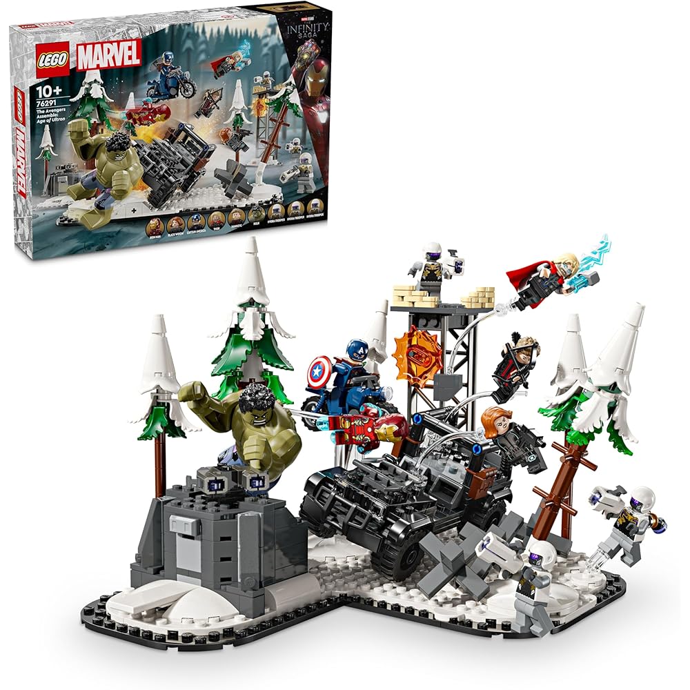 LEGO Marvel Avengers Assemble Age of Ultron Building Set 76291 for Boys and Girls Ages 10-12
LEGO Marvel Avengers Assemble Age of Ultron Building Set 76291 for Boys and Girls Ages 10-12