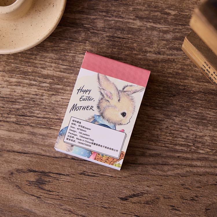 100sheets/lot Memo Pads Sticky Notes Vintage Rabbit Girls Baby Paper Junk Journal Scrapbooking Stickers Office School stationery
100sheets/lot Memo Pads Sticky Notes Vintage Rabbit Girls Baby Paper Junk Journal Scrapbooking Stickers Office School stationery
