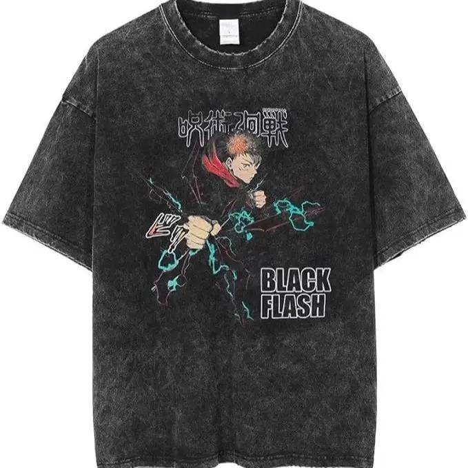 Hot Gojo Satoru Jujutsu Kaisen Graphic Print T-Shirt Men Women Vintage Washed Cotton Summer New Tee Streetwear Hip Hop Harajuku Fashion Oversized Top XXXL фіолетовий
Hot Gojo Satoru Jujutsu Kaisen Graphic Print T-Shirt Men Women Vintage Washed Cotton Summer New Tee Streetwear Hip Hop Harajuku Fashion Oversized Top XXXL фіолетовий