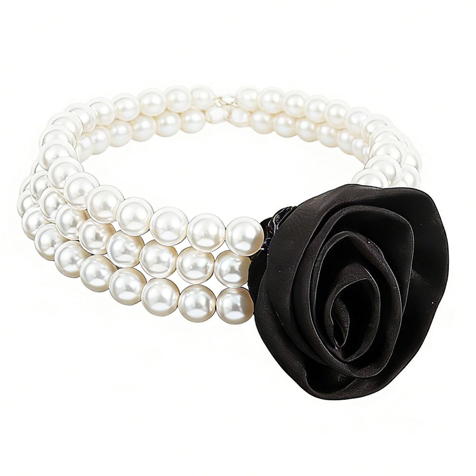 Lightweight Resin Vintage Pearls Rose Necklace Perfect Neck Accessory for Stylish Outfits in Casual or Formal Event
Lightweight Resin Vintage Pearls Rose Necklace Perfect Neck Accessory for Stylish Outfits in Casual or Formal Event