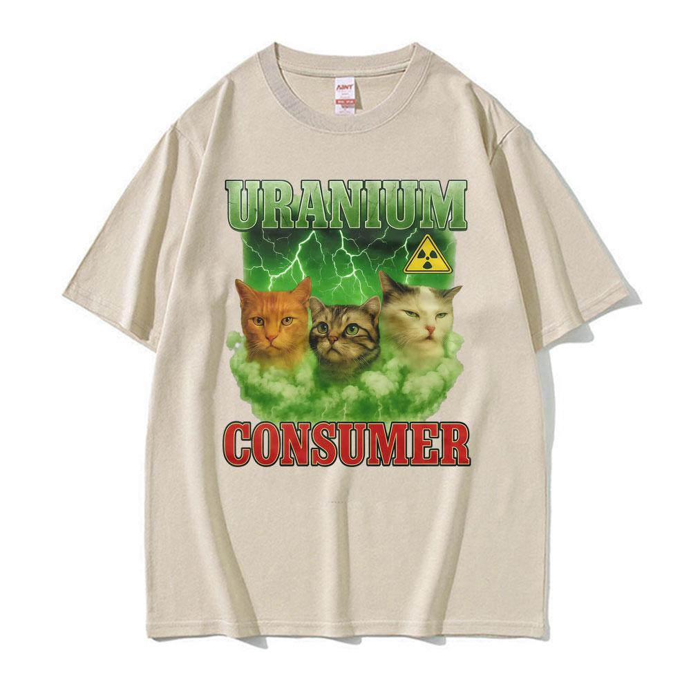 Uranium Consumer Cat Funny Radioactive Cats Meme T Shirt Green Glow Kitty Graphic T Shirts Unisex Women Casual 100 Cotton Tshirts 4XL
Uranium Consumer Cat Funny Radioactive Cats Meme T Shirt Green Glow Kitty Graphic T Shirts Unisex Women Casual 100 Cotton Tshirts 4XL