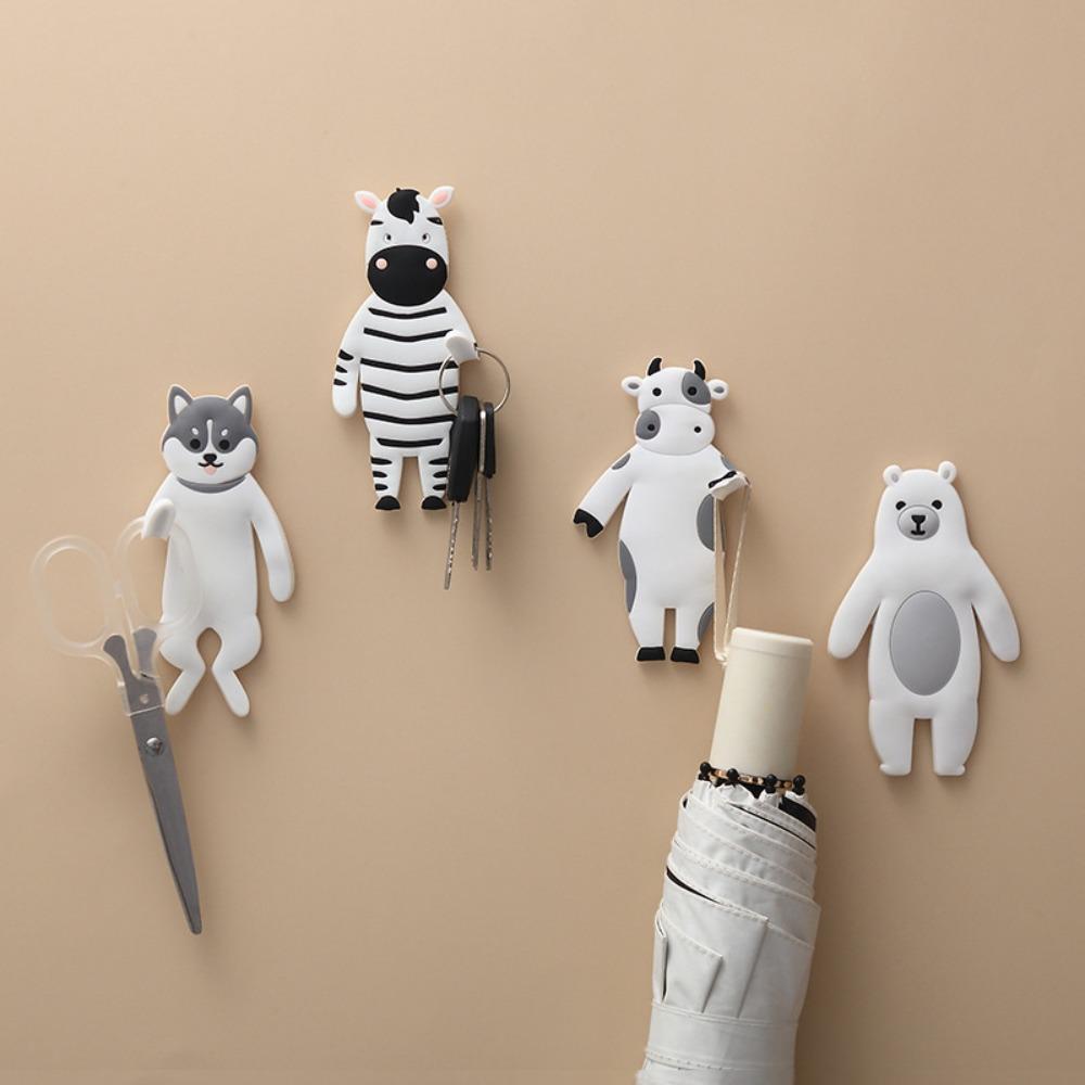 4 pcs Self Adhesive Key Holder Behind the Door Decorative Hooks Animal Pattern Wall Hook Home
4 pcs Self Adhesive Key Holder Behind the Door Decorative Hooks Animal Pattern Wall Hook Home