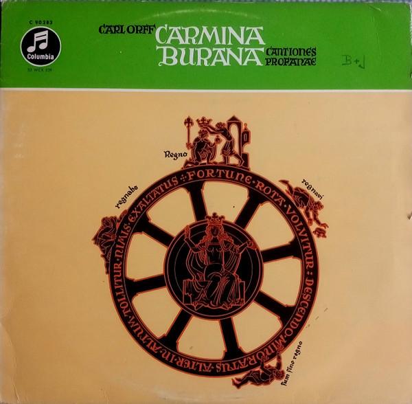 LP Record CARL ORFF - Carmina Burana (Cantiones Profanae) C90283 Columbia Germany Classical Used
LP Record CARL ORFF - Carmina Burana (Cantiones Profanae) C90283 Columbia Germany Classical Used