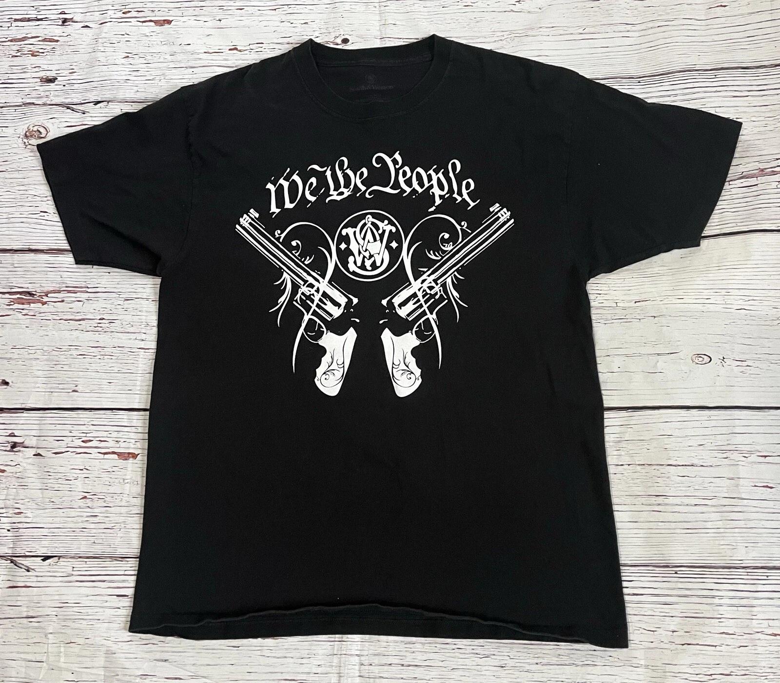 Smith & Wesson We The People T Shirt Logo Black Size XL Extra Large L
Smith & Wesson We The People T Shirt Logo Black Size XL Extra Large L