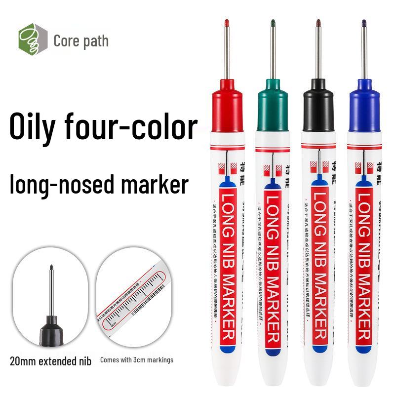 Extended Long-Nose Deep-Hole Marker Pen for Woodworking & Tile
Extended Long-Nose Deep-Hole Marker Pen for Woodworking & Tile